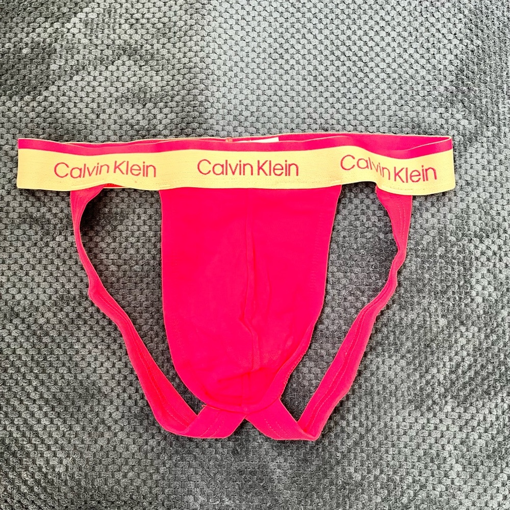 CK jock strap.